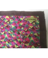 Vintage Missoni Women&#39;s Silk Scarf, Abstract Geometric, Italy 17&quot; - $61.74 CAD