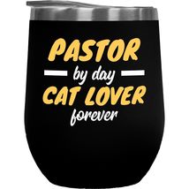 Make Your Mark Design Pastor Cat Lover Coffee &amp; Tea Gift Mug Cup for Birthday or - $27.71