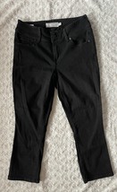 Torrid Crop Stretch Jegging Black Size 10 Gently Worn - £13.91 GBP