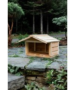 Outdoor Cat House Food Shelter/Cat Food Station - MEDIUM SIZE WITH EXTEN... - £217.27 GBP