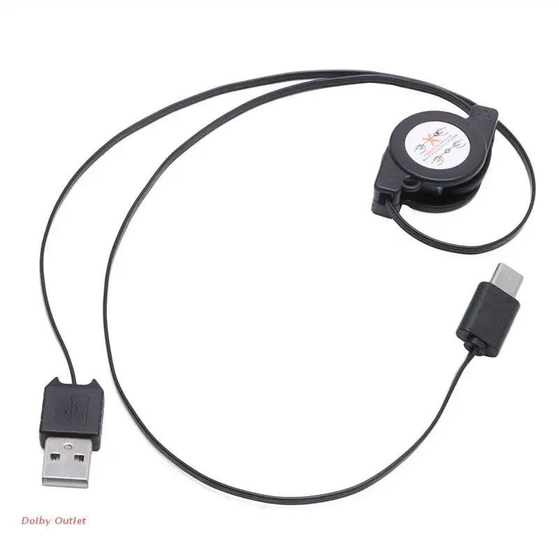 Play Type C Retractable Data &amp; Sync Charger USB 3.1 Charging Cable For A 2 Two - £23.12 GBP