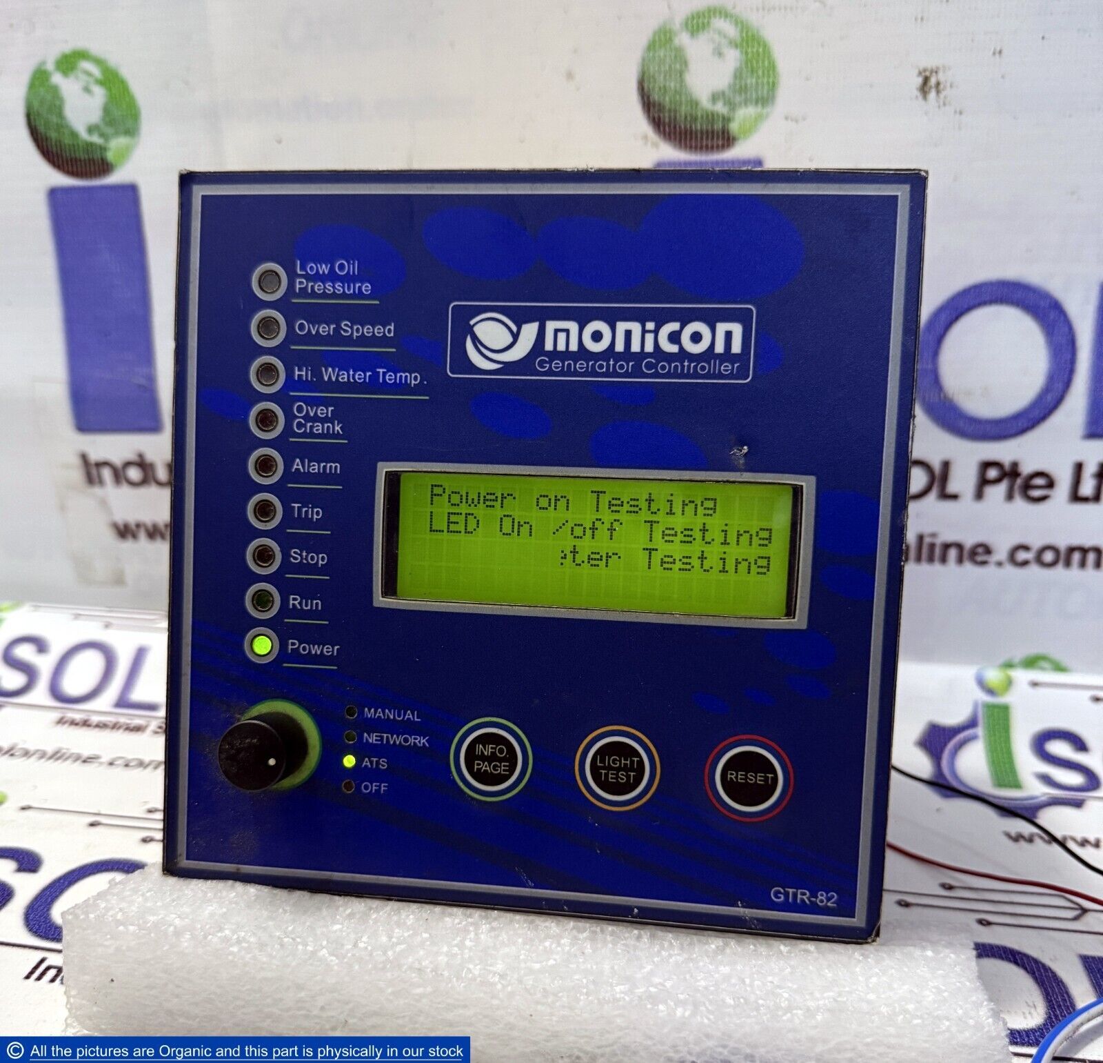 Monicon GTR-82 Generator Controller GTR82 With PLC Functionality GTR-8 S... - $997.00