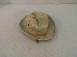 Military Surplus Desert Pattern Camo Hat Missing Size Tag Writing On Inside - $11.39