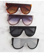 Oversized Square Sunglasses Retro Flat Top Shades glasses - $9.95