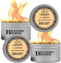 Branded Boards Portable Mini Bonfire Campfire In A Can Up To 5, Large 2-Pack - £35.96 GBP