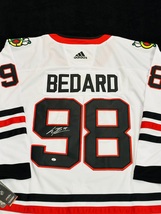 Connor Bedard Signed Chicago Blackhawks Hockey Jersey COA - £550.05 GBP