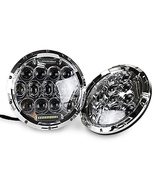 Federal Military Parts- LED Headlight, Chrome, 24 Volt, 7 inch, Compatib... - $214.95