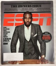 Espn Magazine October 12, 2015 New Ship Free The Owners Issue / Nba Chris Paul - £19.65 GBP