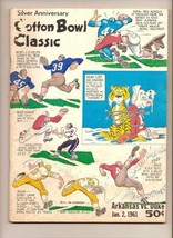 1961 Cotton Bowl Game program Duke Arkansas - £135.05 GBP