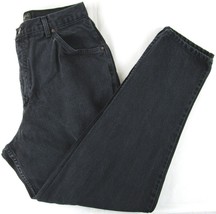 Pre-Owned Route 66 Relaxed Fit Straight Leg Black Denim Jeans, Juniors 15 Tall - £7.26 GBP