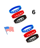 6 Lot Top Silicone Bracelets for MAGA 2024: Show Your Support with Perfe... - $10.00