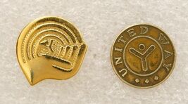 Vintage Jewelry Lapel Membership Pins United Way Foundation - $9.89