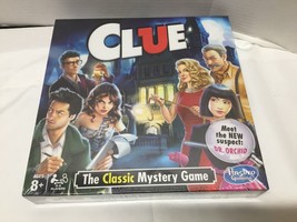 New Clue The Classic Mystery Board Game  2015  New Suspect Dr. Orchid sealed Box - £11.73 GBP
