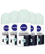 4 x Nivea Invisible Black &amp; White, Women Fresh Deodorant Antiperspirant ... - £31.39 GBP