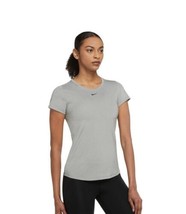 Small Nike Womens One Dri-Fit Slim Top - Gray/Gray Bnwts - £19.66 GBP