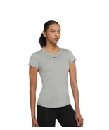 SMALL Nike Womens One Dri-Fit Slim Top - Gray/Gray BNWTS - £19.74 GBP