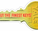 YALE Key Laser Cut  Metal Advertising Sign - $69.25