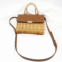 Gh version luxury designer new women s handbag rattan straw woven square bag box bamboo thumb200