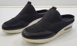 *L) DKNY Allegra Woman Black Mule Wedge Slip On Sneakers 8.5M - $24.74