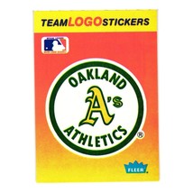 1991 Fleer #NNO Team Logo Stickers Baseball Collection Oakland Athletics - £1.56 GBP