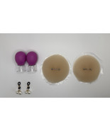 3 Piece Lot, Pierced Nipple Pasties, Nipple Pumps And Non Piercing Nippl... - $424.39 MXN
