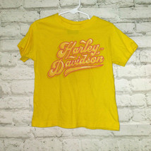 Harley Davidson Boys T Shirt Youth 3 Yellow Twister City Wichita Kansas - £7.96 GBP