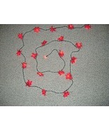 A String of 20 Poinsettia Lights in Excellent Working Condition - Minus One - £19.59 GBP