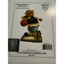 Indiana Pacers Figurine Basketball Bear Memory company Limited Series New 5.5&quot; - £15.55 GBP