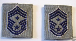 USAF CHIEF MASTER SGT SHOULDER LOOPS PR W/DIAMOND:VA9-4 - $1.85