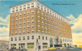 Autos 1940s Hotel Grim roadside Parker Colorpicture linen postcard 990 - $5.58