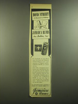 1945 Jamaica Rums Ad - Bond Street a standard in clothing - £14.45 GBP