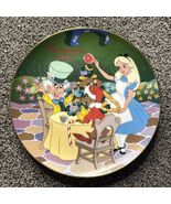 Disney Alice CHRISTMAS WONDERLAND Christmas 1996 Grolier Collector Plate... - €12,86 EUR