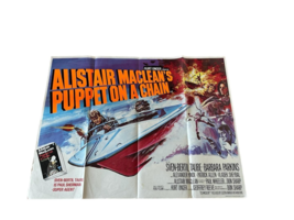 Burattino su Un Catena Originale UK Quad Film Poster. 1971 Alistair Maclean - $90.94