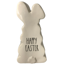 Rae Dunn Happy Easter Bunny Rabbit White Decor Sign Artisan Collection Magenta - £20.06 GBP