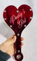 Custom engraved Heart spanking paddle Optional gift box personally engraved - £39.95 GBP