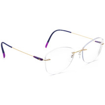 Silhouette Eyeglasses 5500 70 7530 Titan Gold Rimless Frame Austria 52[]19 140 - £125.85 GBP