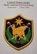 Combat Service Id. Badge, MULTI-NATIONAL Force Iraq, Lot 56 - £6.92 GBP