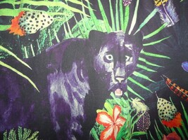 Robert Graham Bleak Horizon Tropical Black Panther Short Sleeve Size Medium image 7