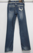ADIKTD Factory Distressed Cowgirl Jeans Women&#39;s sz W28 L35 Regular Premi... - £31.38 GBP