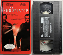 1999 The Negotiator VHS Samuel L Jackson Kevin Spacey Extra Features Tested - £6.28 GBP