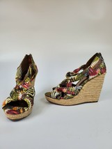 Carlos Wedges by Carlos Santana.  Preowned. Size 6 1/2 US. Gorgeous - £19.72 GBP