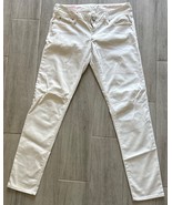 Lilly Pulitzer  Women&#39;s White Worth Skinny Jeans Size 6,  37&quot; Long EUC - $16.62 CAD