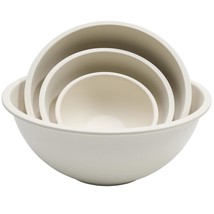 Chef Craft Eco Bamboo Fiber Mixing Bowl Set, 4 Piece, Natural - £43.94 GBP