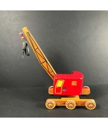Vintage 1950s Brio toy crane, Swedish Wooden construction toy,retro wood... - £117.54 GBP