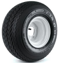 Kenda 858GK4W-4SWI 4 Hole White Golf Cart Tire and Wheel Assembly- 18x8.... - $134.23