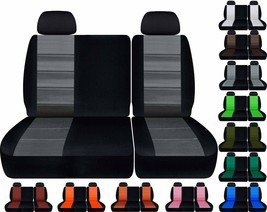 Car seat covers fits Chevy C/K 1500 truck 88-94  40/60 Front bench W/ Headrests - £71.93 GBP