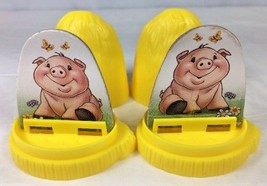 2 Old MacDonald Had a Farm Electronic Board Game Pink Pig Hay Stack Movers Pawns - $7.91