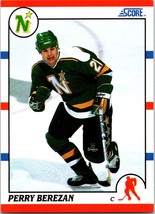 1990 Perry Berezan Score #379 NHL Minnesota North Stars Hockey Card - £1.75 GBP