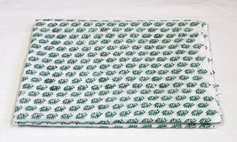 5 Yards Handblock Print Cotton Fabric For Making dress soft elephant print cloth - £19.52 GBP