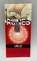 Rune Uruz Amulet Pendant, Strength & Health Symbolic Jewelry, Size: 1" (28mm) - $770.22 MXN